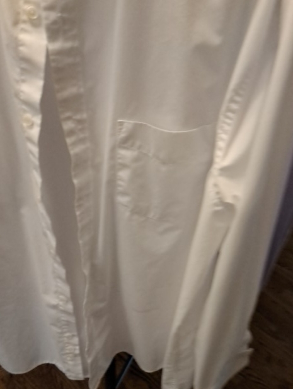 Classic White Men's French Cuff Shirt